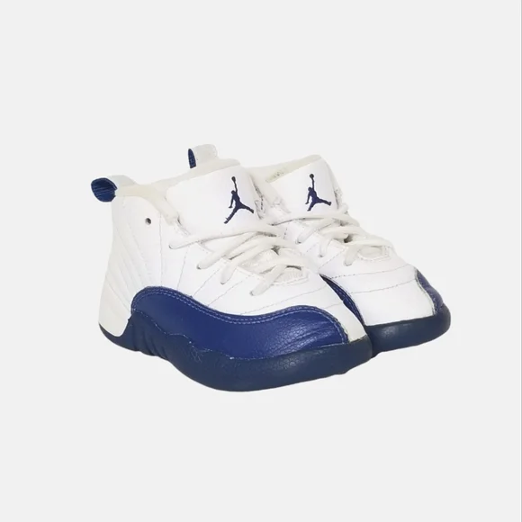 Nike Air Jordan 12 Retro BT Toddler Sneakers in French Blue 850000 113 Size 8C
